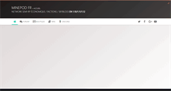 Desktop Screenshot of minepod.fr
